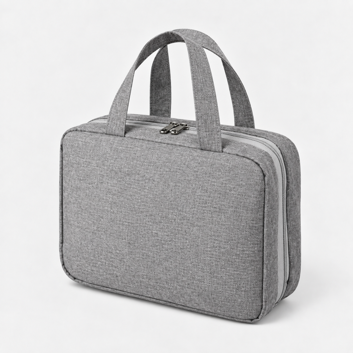 4-Section Foldable Hanging Toiletry Bag with Waterproof Compartments