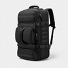 Large Capacity Foldable Rolling Duffle Backpack with Silent Wheels & Concealed Straps