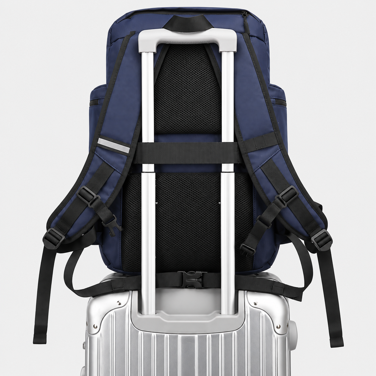 45L Large Capacity Travel Backpack with Shoe Compartment & USB Port