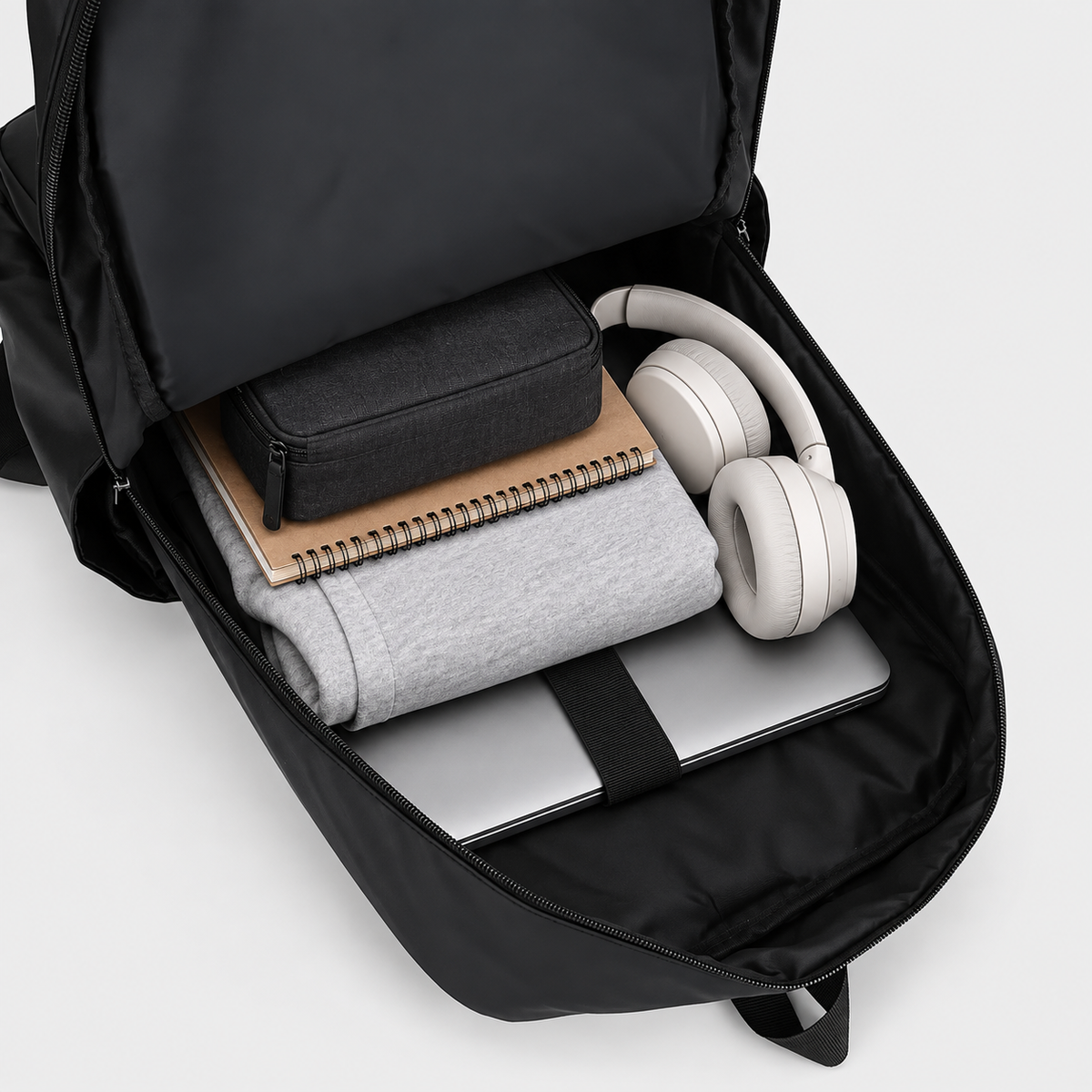 Rucsac de voiaj cu compresie prin vacuum, extensibil, de 40L, cu compartiment pentru laptop