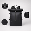 Roll-Top Laptop Backpack 15.6 Inch - Water-Repellent Urban Pack