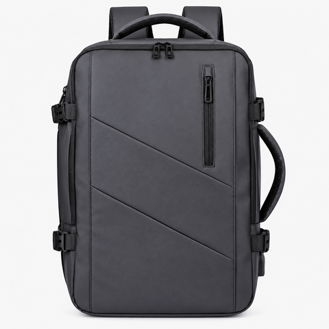 Rucsac de voiaj cu compresie prin vacuum, extensibil, de 40L, cu compartiment pentru laptop
