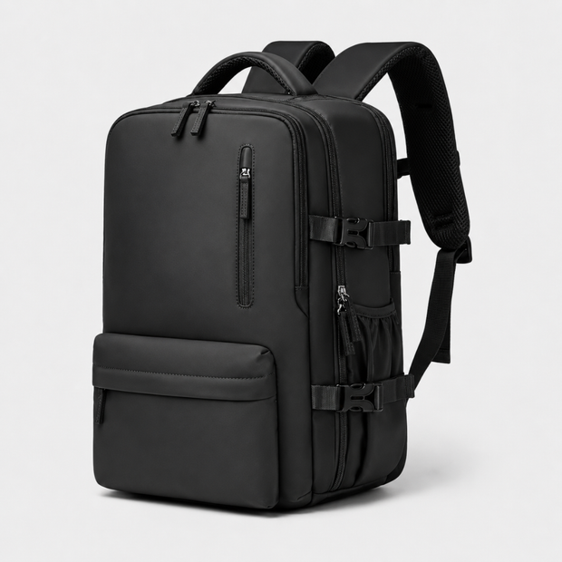 Large Capacity Travel Backpack with 16 Inch Laptop Compartment & Shoe Pocket