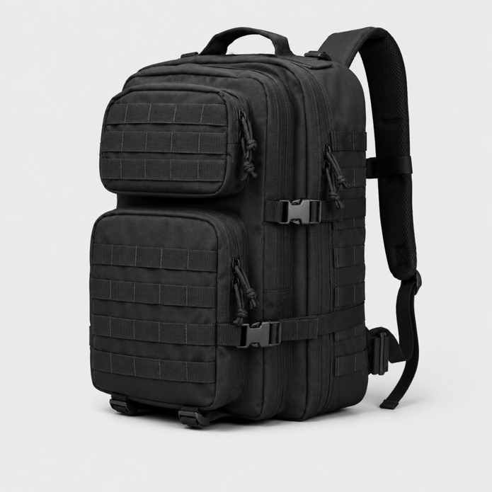 45L Tactical Backpack - Molle Assault Pack for Hiking & Camping