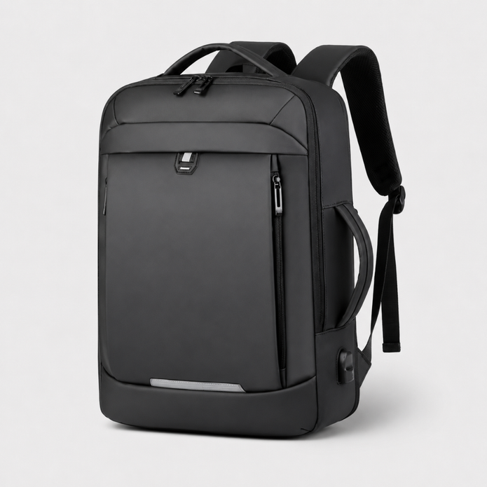 17 Inch Business Laptop Backpack - Waterproof with USB Charging