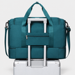Multifunctional 43L Travel Duffel Bag with Trolley Sleeve, Shoe Pocket & Dry Wet Separation