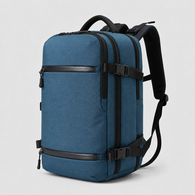 17 Inch Water-Resistant Travel Backpack with Laptop Compartment