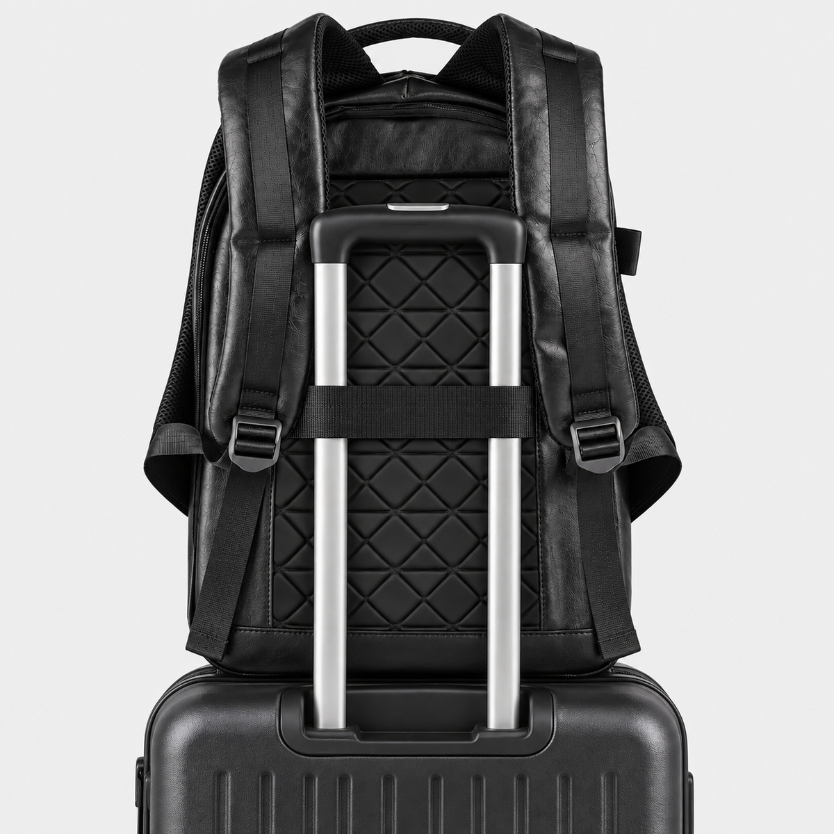 15.6 Inch Anti-Theft Waterproof Travel Backpack with USB Charging Port