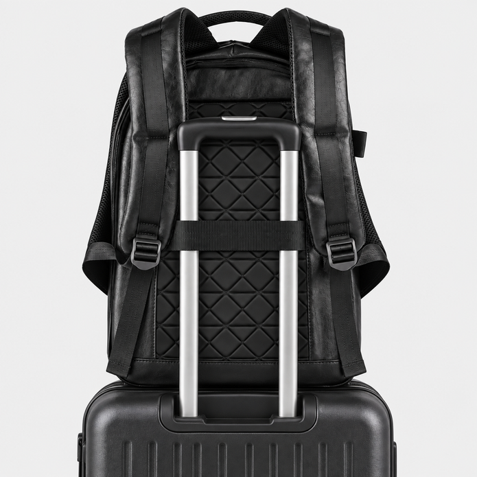 15.6 Inch Anti-Theft Waterproof Travel Backpack with USB Charging Port