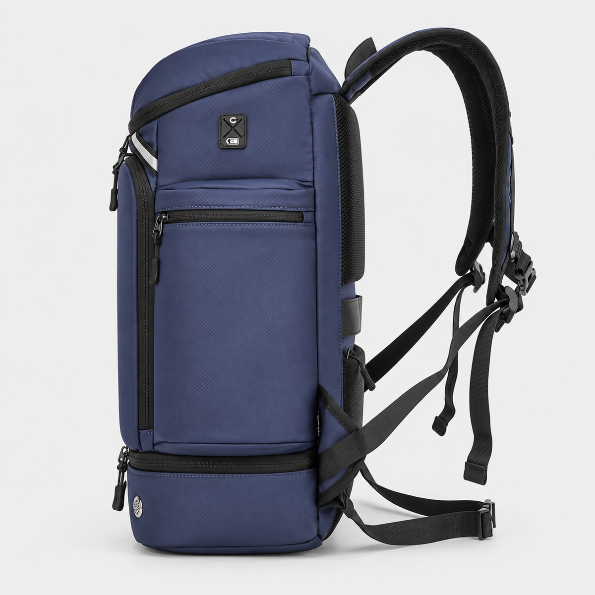45L Large Capacity Travel Backpack with Shoe Compartment & USB Port