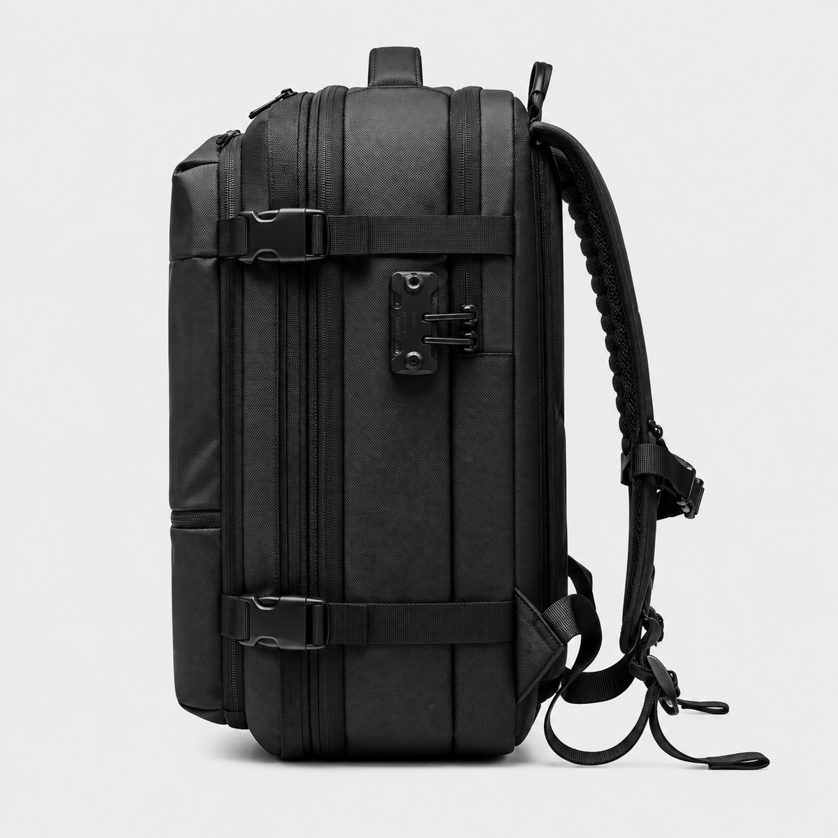 Rucsac de călătorie compresibil, cu pompă electrică, 60L, extensibil