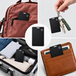 Ultra-Slim Smart Wallet Tracker Card for Apple Find My – Wireless Rechargeable Item Finder Locator Tag