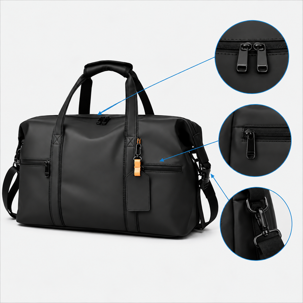 Large Capacity Unisex Travel Duffel Bag - Portable Overnight & Sport Fitness Holdall