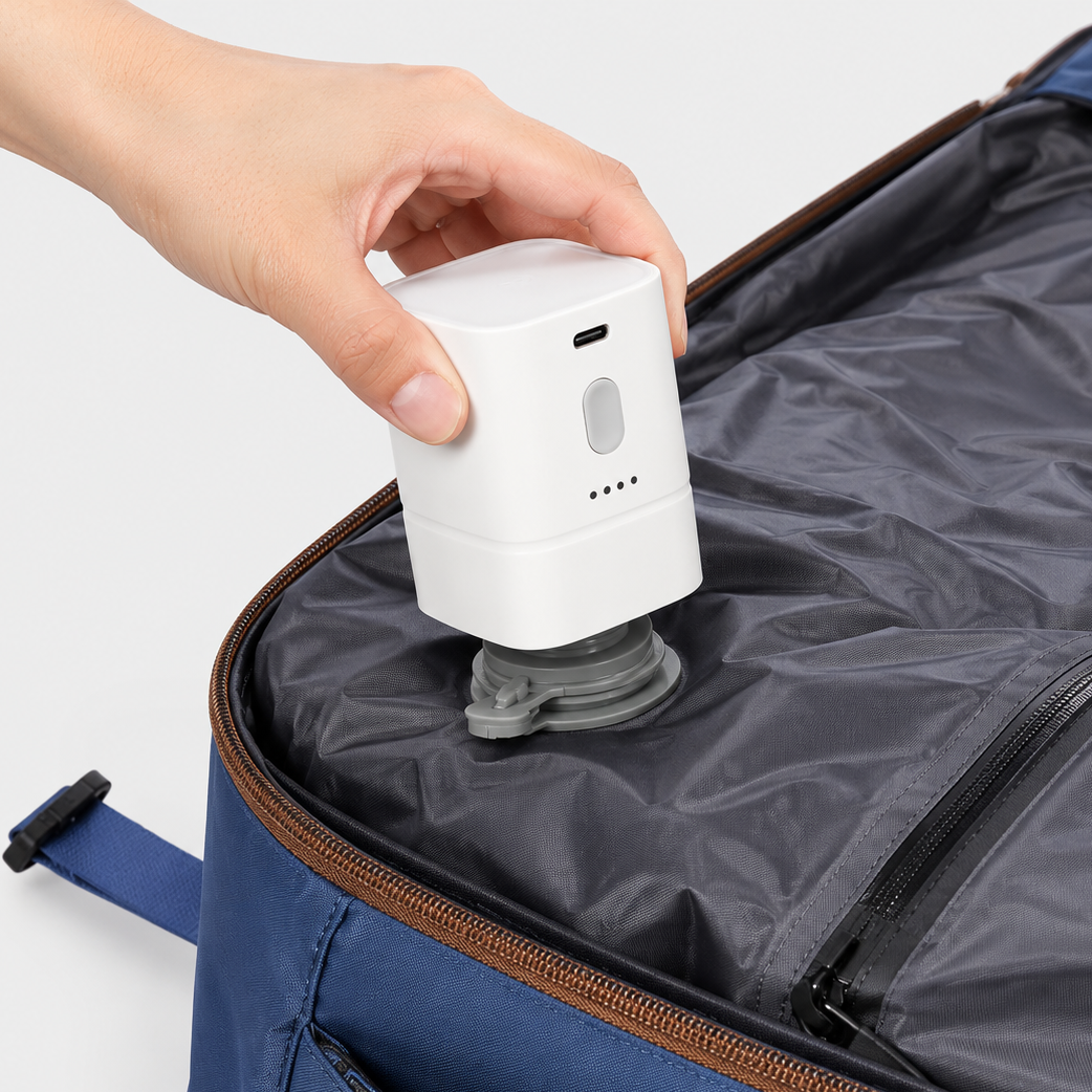 Rucsac de voiaj cu compresie prin vacuum, extensibil, de 40L, cu compartiment pentru laptop