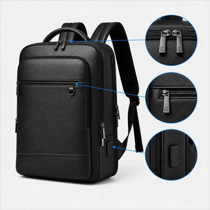 Rucsac de voiaj cu compresie prin vacuum, extensibil, de 40L, cu compartiment pentru laptop