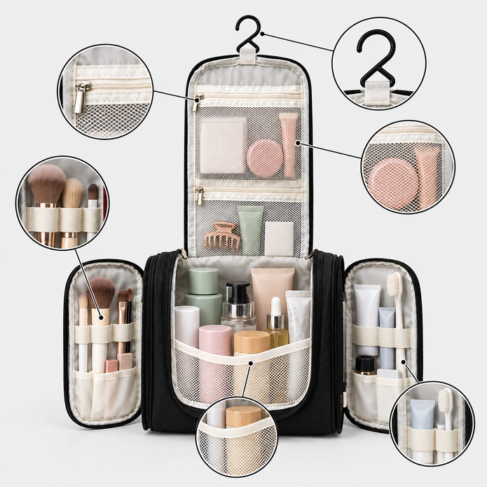 Rucsac de voiaj cu compresie prin vacuum, extensibil, de 40L, cu compartiment pentru laptop