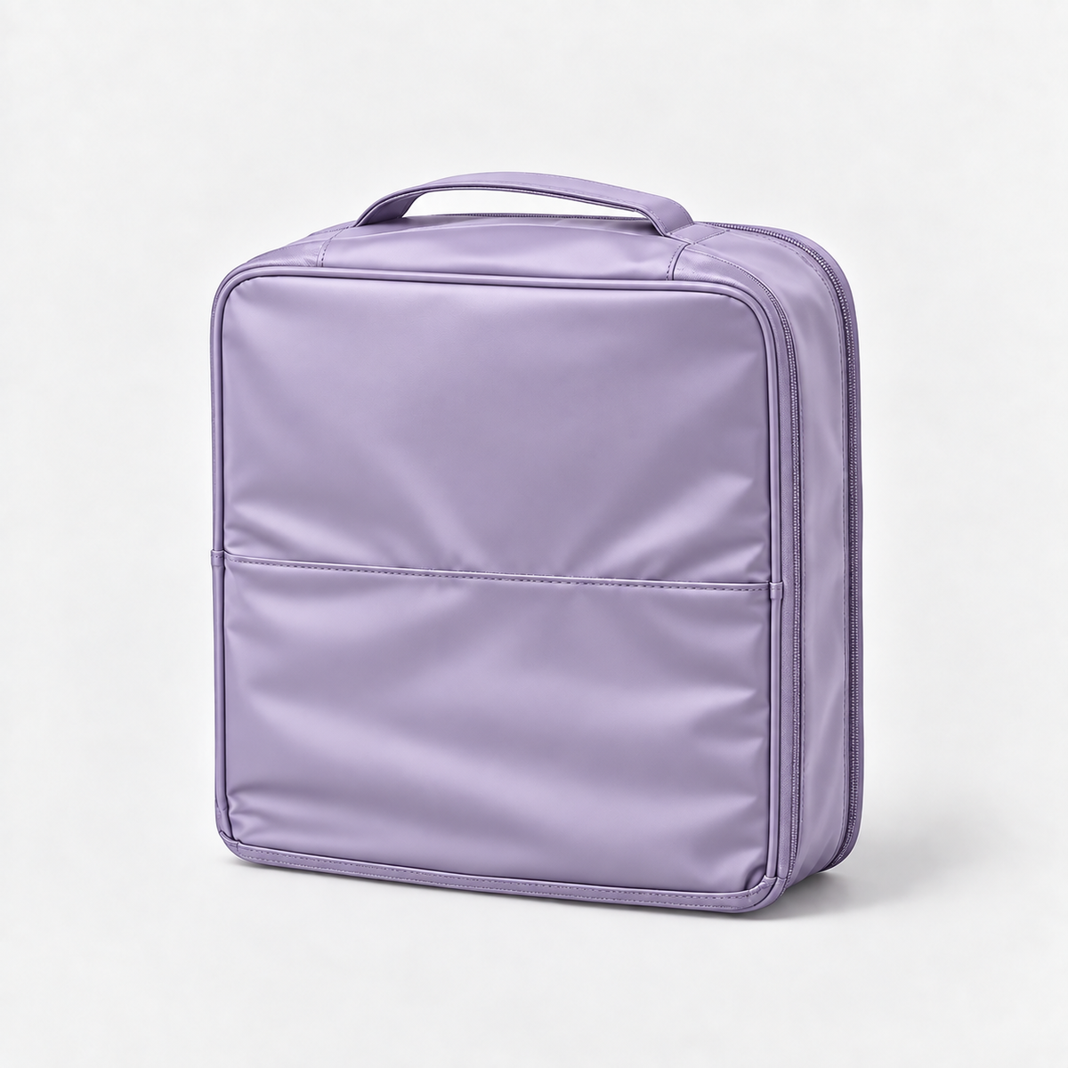 Borsa da viaggio portatile per articoli da toilette con fascia per il manico del bagaglio e scomparti multipli