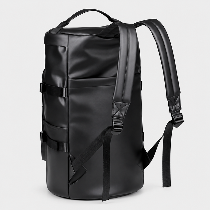 Rucsac de voiaj tip geantă sport, omologat pentru bagajul de mână, cu compartiment pentru pantofi