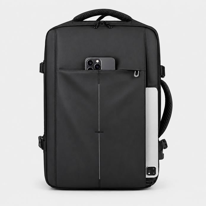 Rucsac de voiaj cu compresie prin vacuum, extensibil, de 40L, cu compartiment pentru laptop