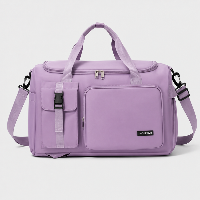Multifunctional Travel Duffel Bag with Independent Shoe Compartment