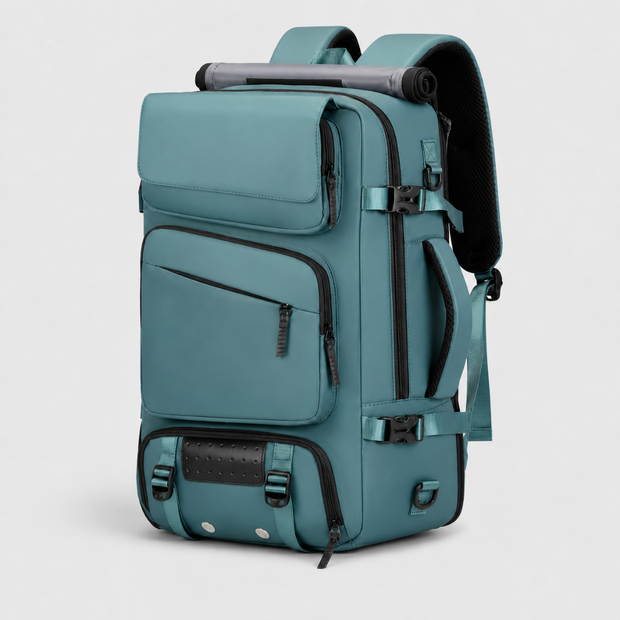 Large Capacity Travel Backpack with Shoe Compartment - 17.3 Inch Laptop Carry-On