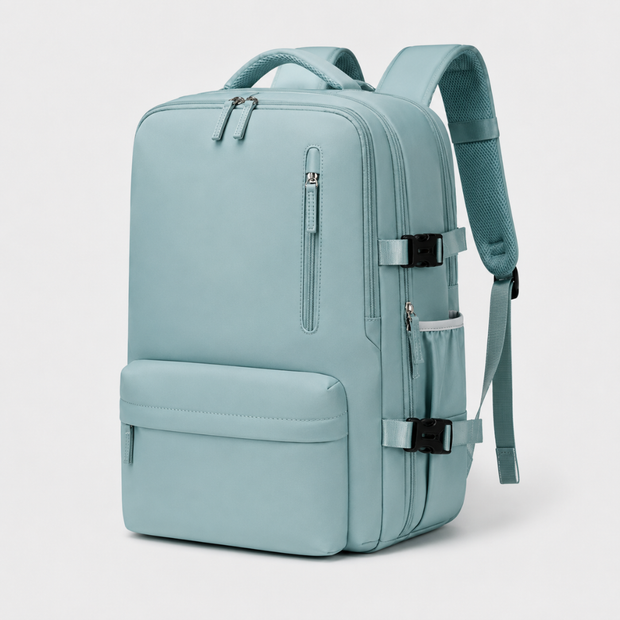 Large Capacity Travel Backpack with 16 Inch Laptop Compartment & Shoe Pocket
