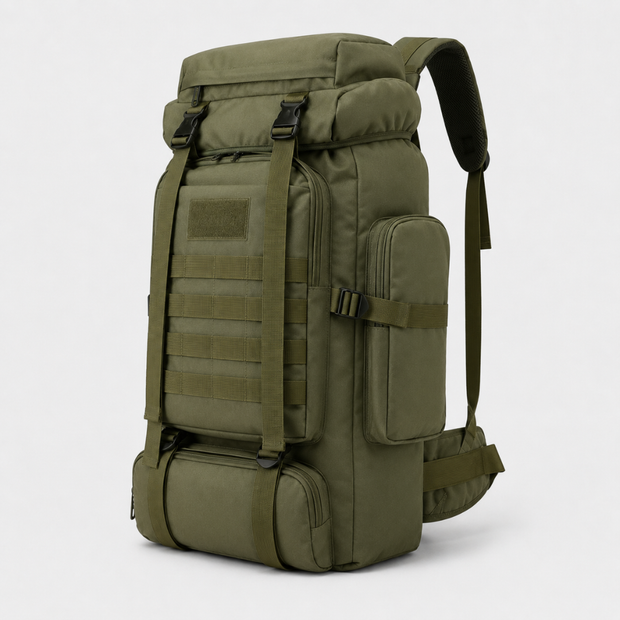 Large Capacity Tactical Mountaineering Backpack - 80L/100L Outdoor Climbing Bag