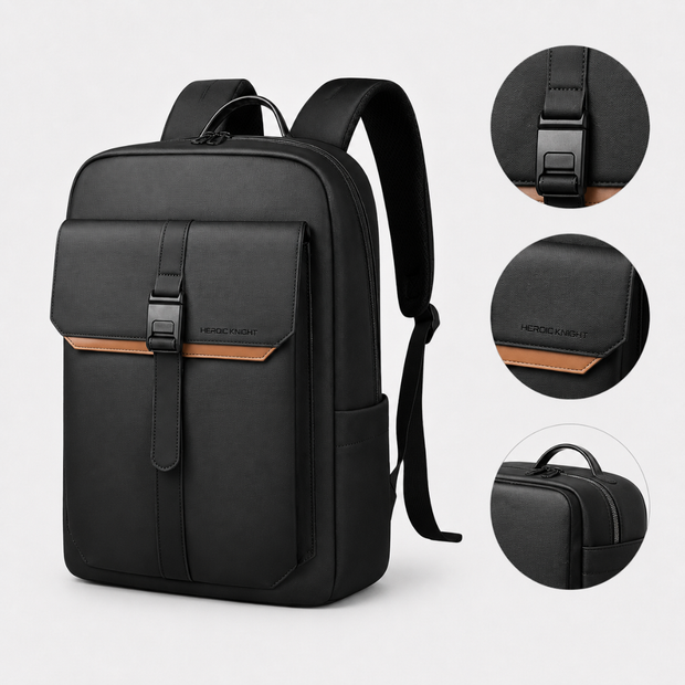 Business Laptop Backpack 15.6 Inch - Water-Repellent Oxford Pack