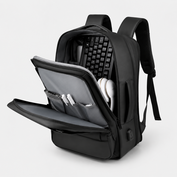 Large Capacity Business Backpack - Multifunctional Laptop Bag