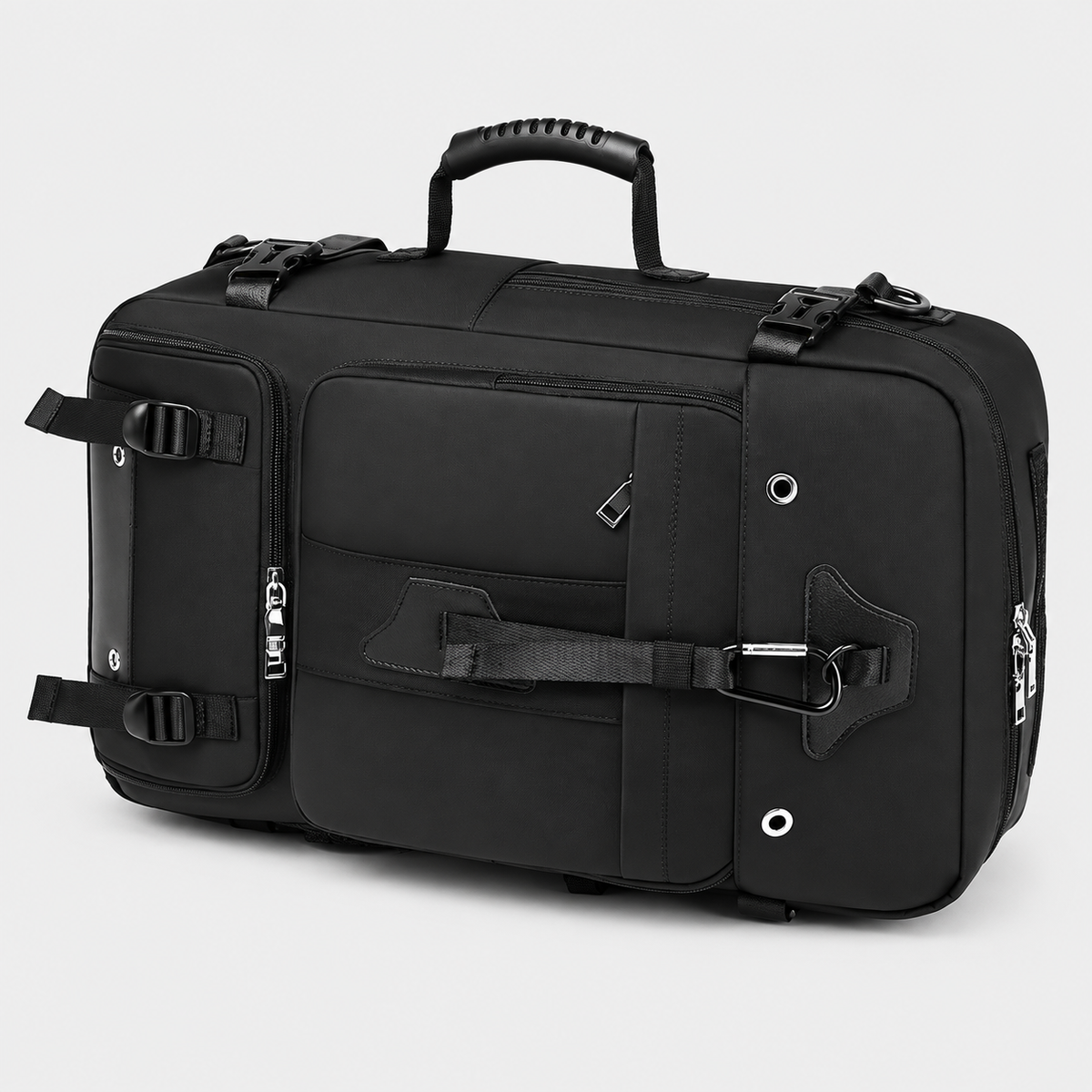 Rucsac de călătorie și geantă de voiaj multifuncțională de 55L cu compartiment pentru laptop de 17,3 inch