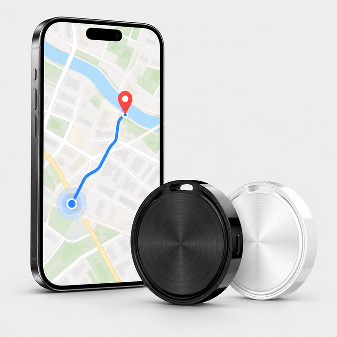Android Smart Tag GPS Tracker – Works with Android Find Hub & Google Location for Keys, Luggage & Pets