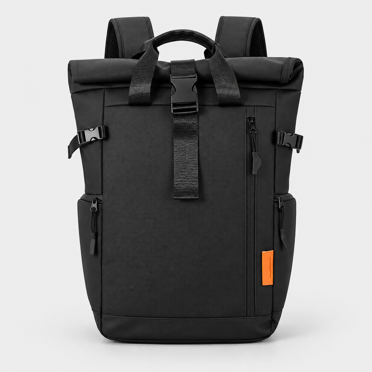 Rucsac de exterior de călătorie cu închidere rulată - Daypack extensibil, rezistent la apă pentru navetă