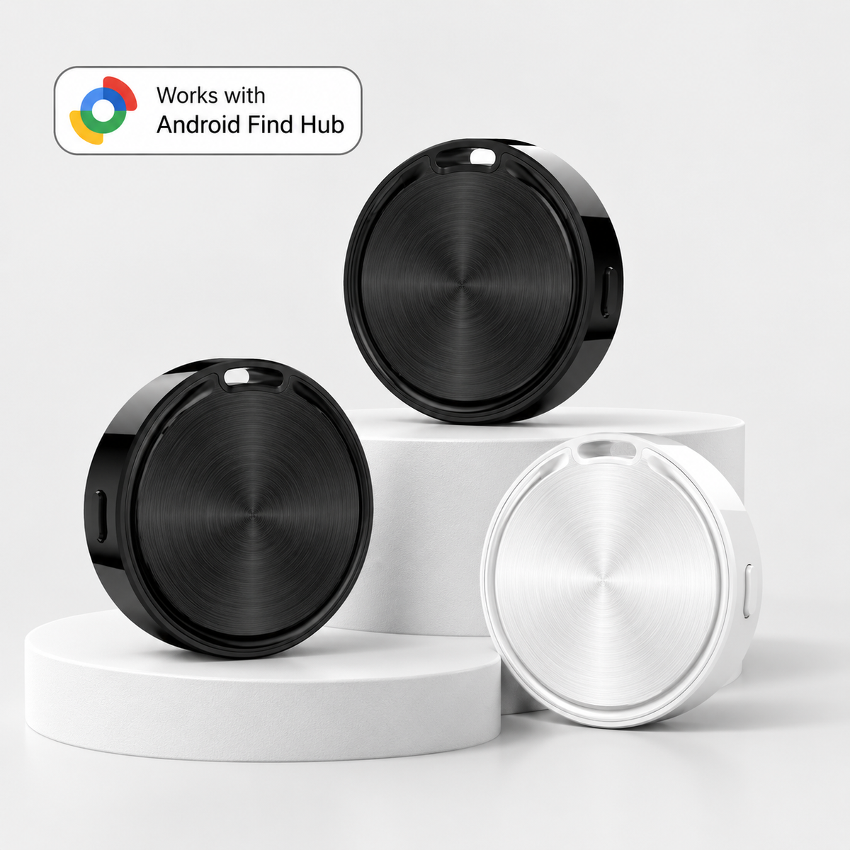 Android Smart Tag GPS Tracker – Works with Android Find Hub & Google Location for Keys, Luggage & Pets