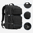 45L Tactical Backpack - Molle Assault Pack for Hiking & Camping