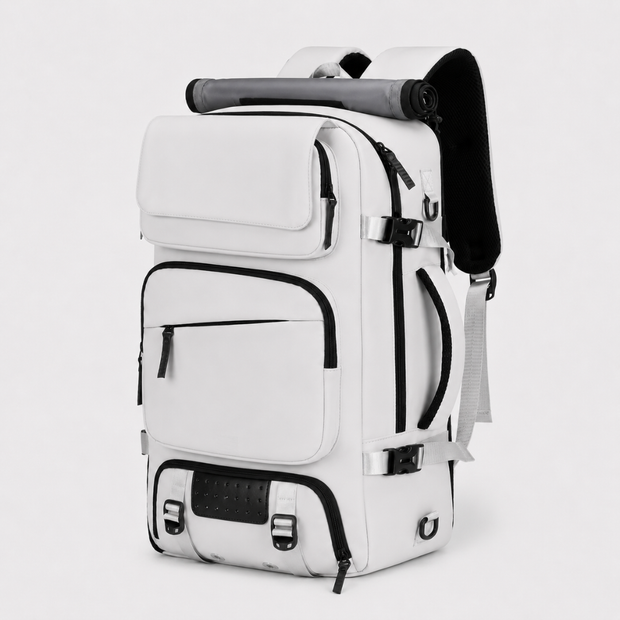 Large Capacity Travel Backpack with Shoe Compartment - 17.3 Inch Laptop Carry-On