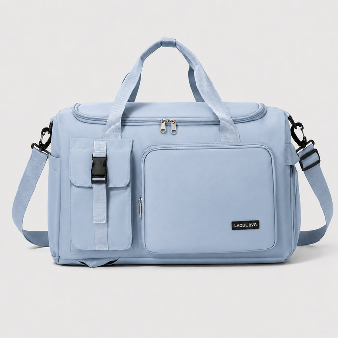 Multifunctional Travel Duffel Bag with Independent Shoe Compartment