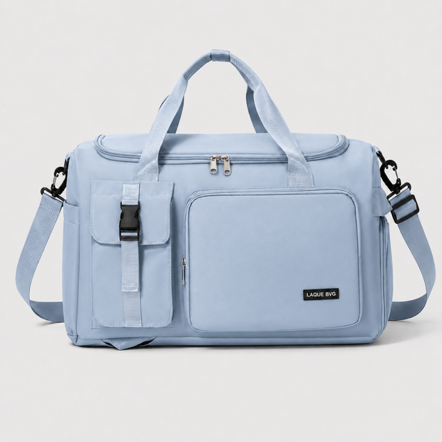 Multifunctional Travel Duffel Bag with Independent Shoe Compartment