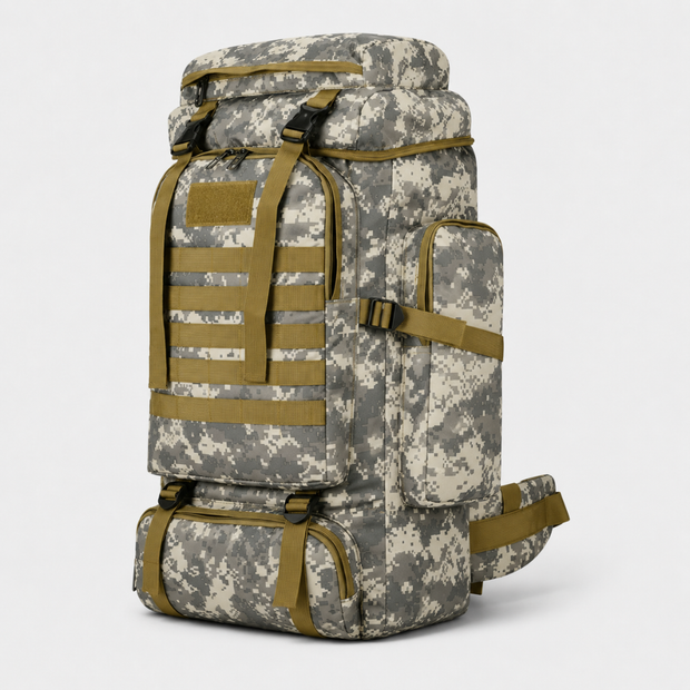 Large Capacity Tactical Mountaineering Backpack - 80L/100L Outdoor Climbing Bag
