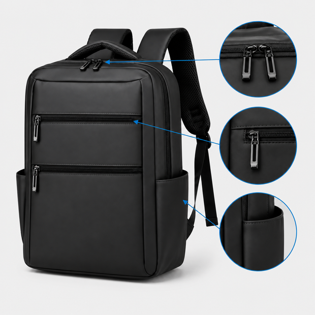 Waterproof 15.6 Inch Laptop Backpack Multi-Compartment Business Travel Daypack