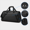 Large Capacity Waterproof Travel Duffle Bag with Shoe Compartment & Dry-Wet Pocket