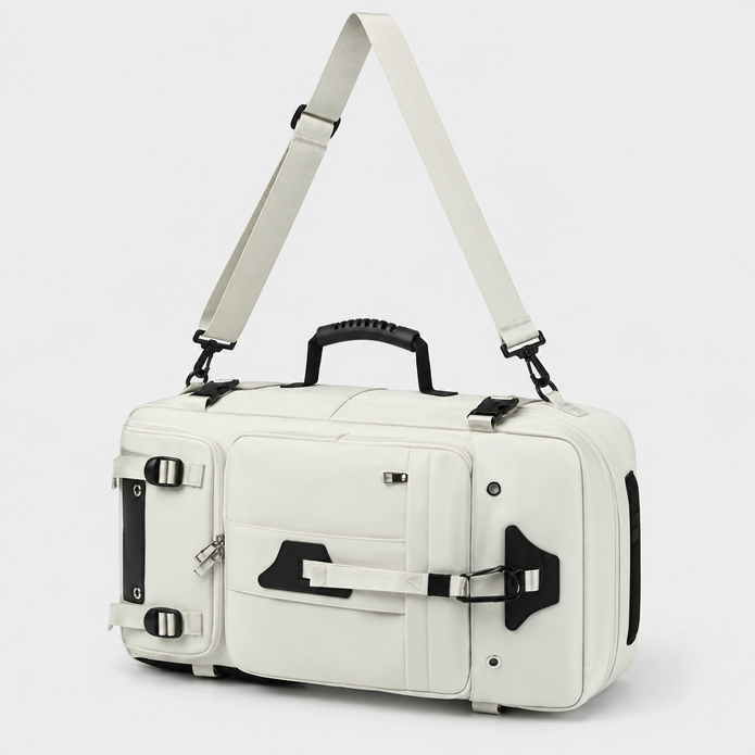 Rucsac de călătorie și geantă de voiaj multifuncțională de 55L cu compartiment pentru laptop de 17,3 inch