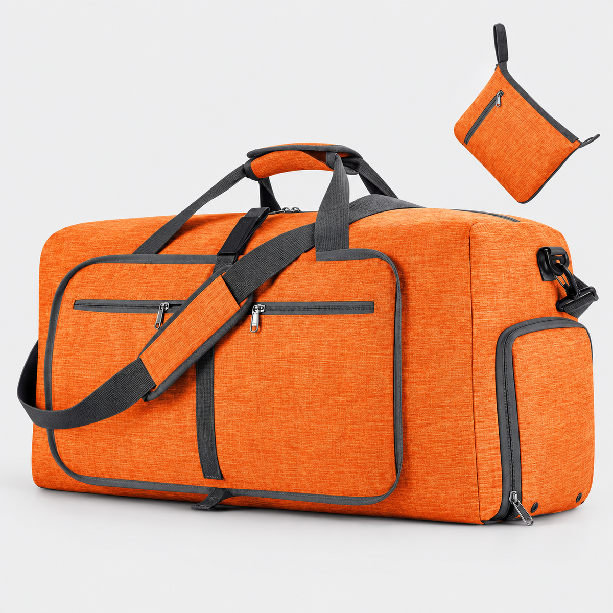 Rucsac de voiaj extensibil, aprobat pentru avion, cu pompă manuală