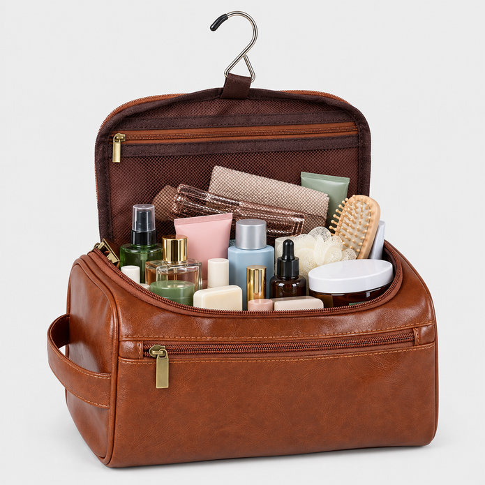 Premium Vintage Hanging Travel & Business Toiletry Bag