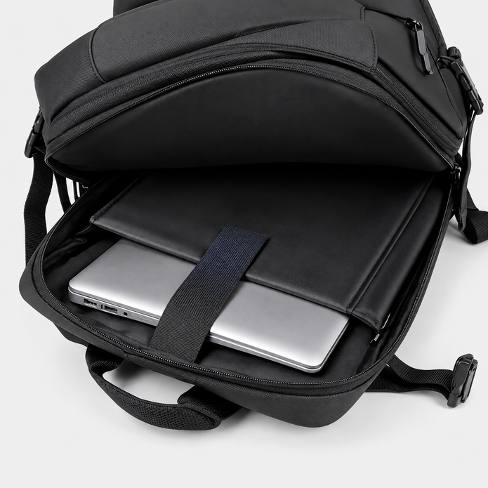 Rucsac de voiaj cu compresie prin vacuum, extensibil, de 40L, cu compartiment pentru laptop