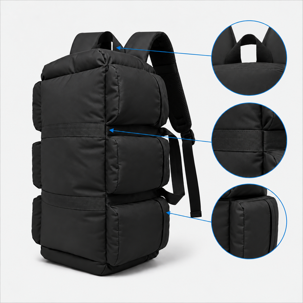 Rucsac tactic de voiaj 90L - Geantă de drumeție și camping de exterior rezistentă
