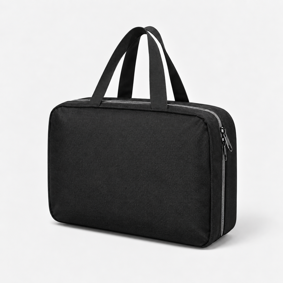 4-Section Foldable Hanging Toiletry Bag with Waterproof Compartments