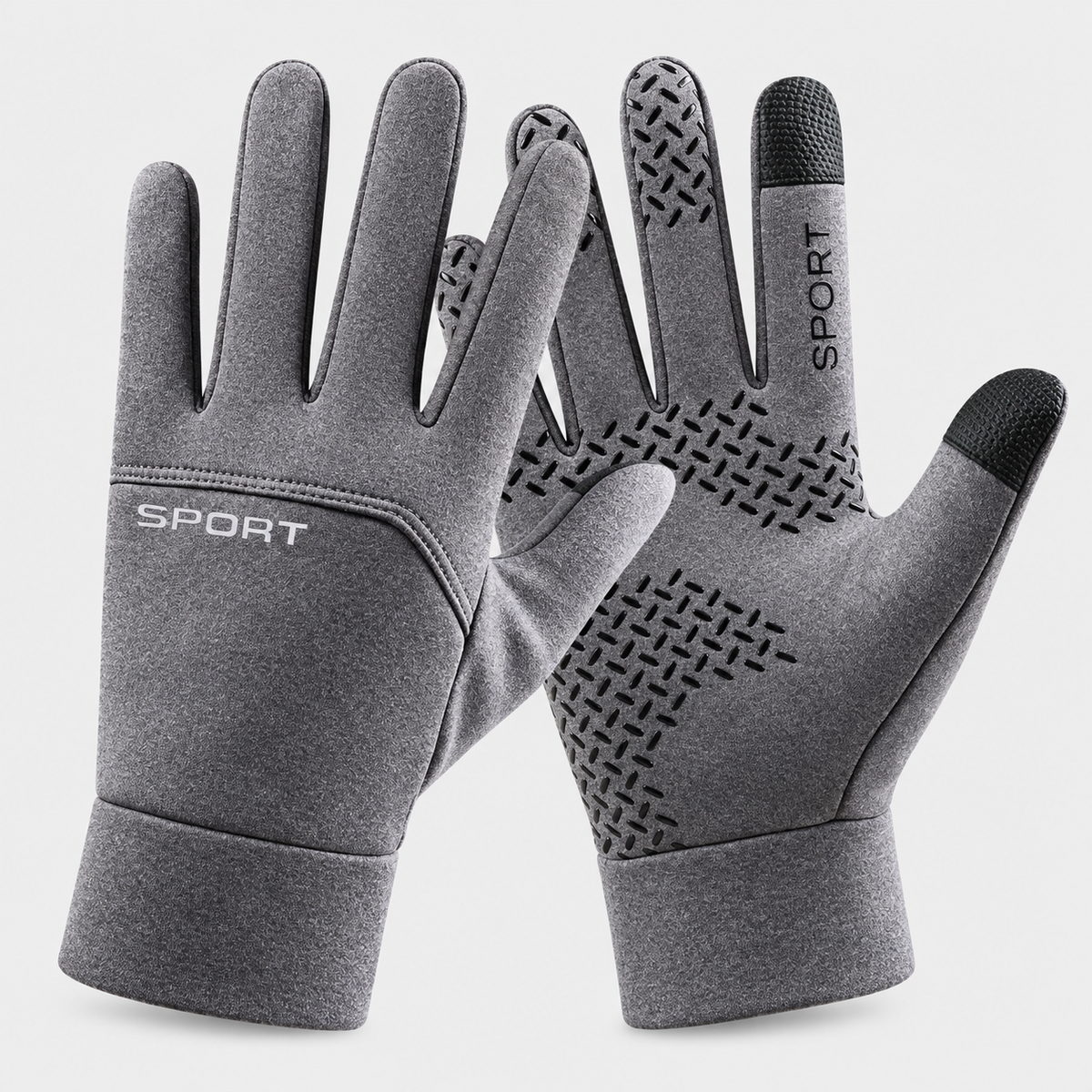 Water-Repellent Thermal Winter Gloves – Non-Slip Touchscreen Outdoor Sports Gloves