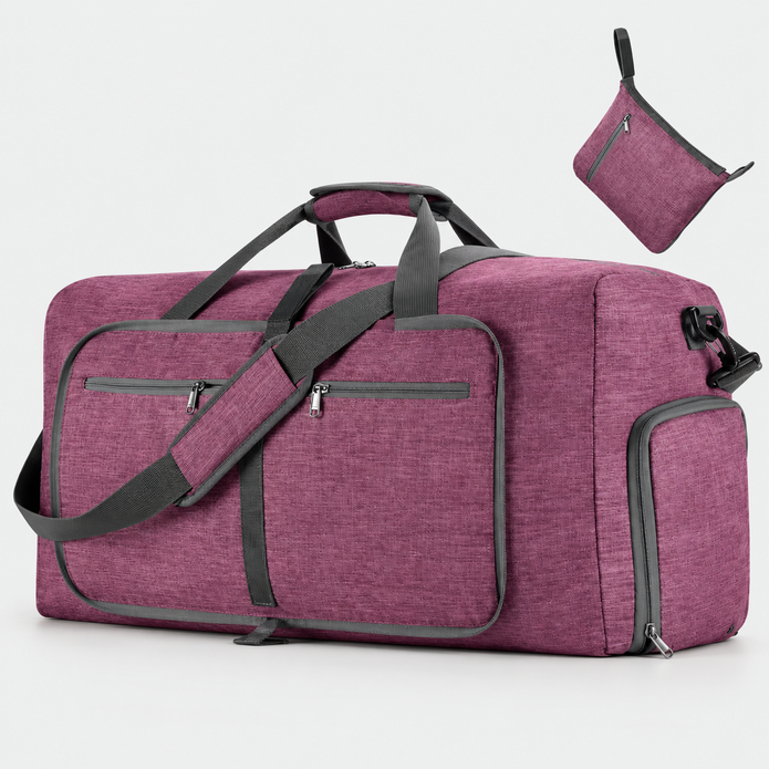 Rucsac de voiaj extensibil, aprobat pentru avion, cu pompă manuală