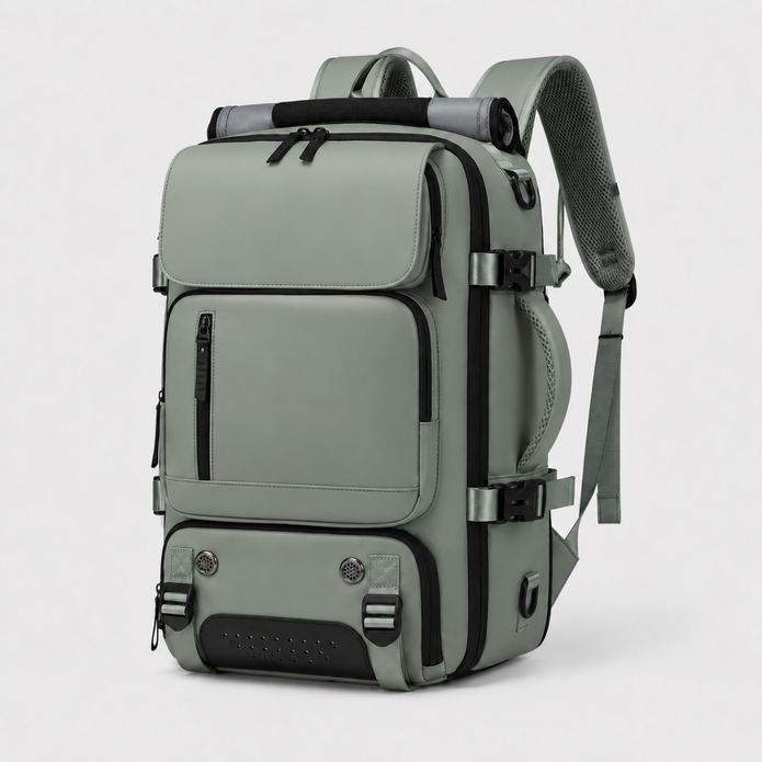 Vacuum Compression Backpack - Space-Saving Design for Travel & Commuting