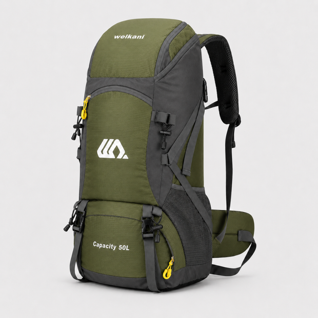 50L Travel Backpack - Waterproof Camping & Hiking Rucksack